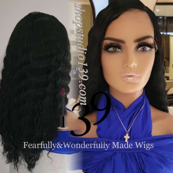 Human hair deepwave HD lace front wig - Picture 4 of 5